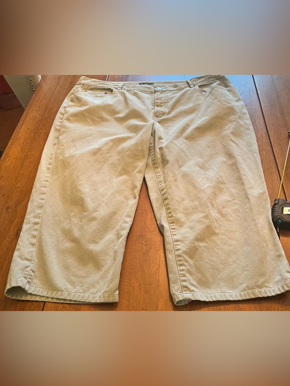 Ralph Lauren Sage Cotton Capris Pants